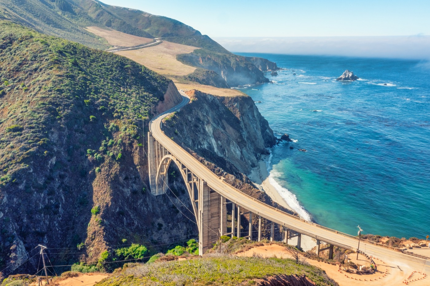 Bixby Bridge Aerial View