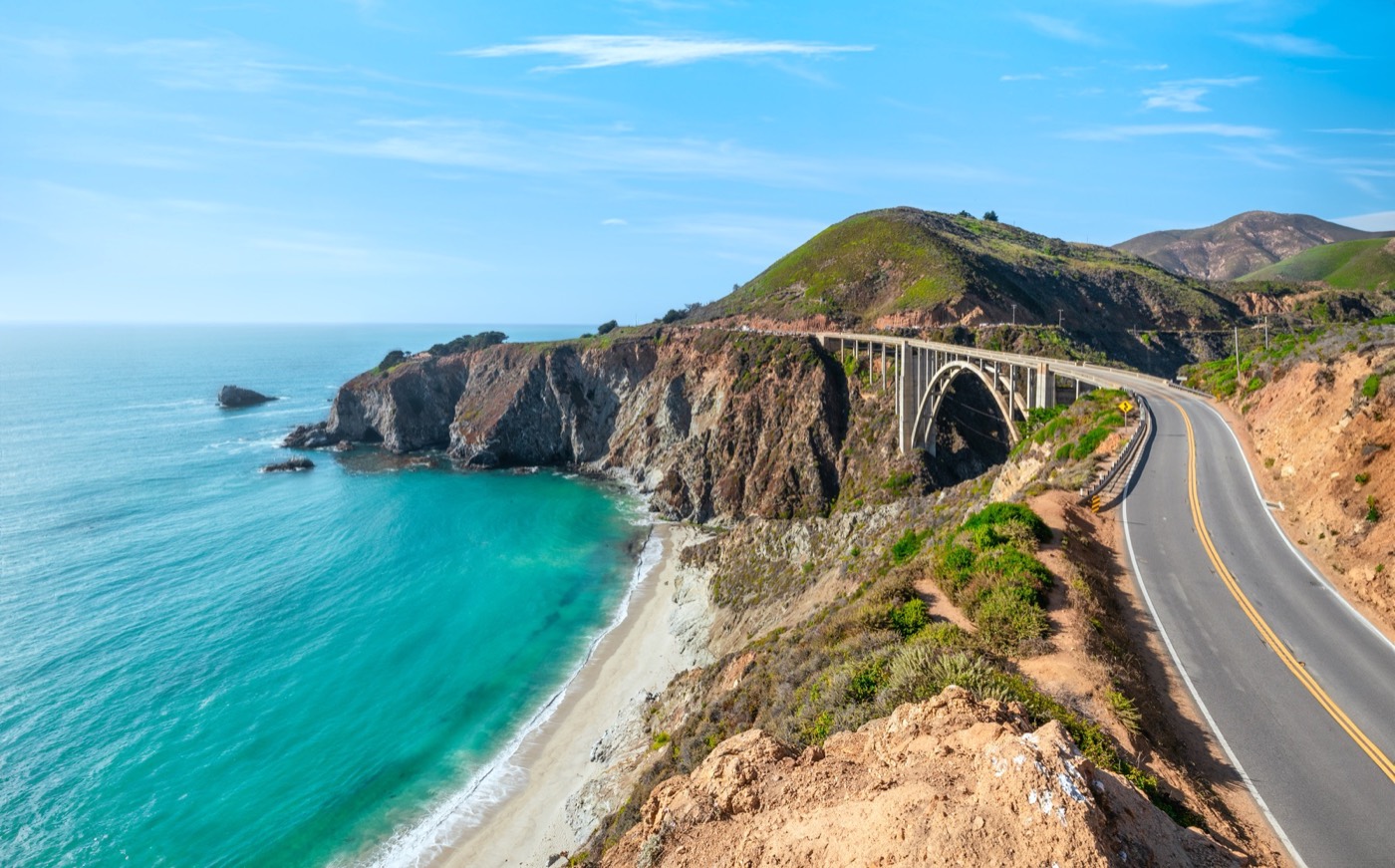 Bixby Bridge Over Turquoise
