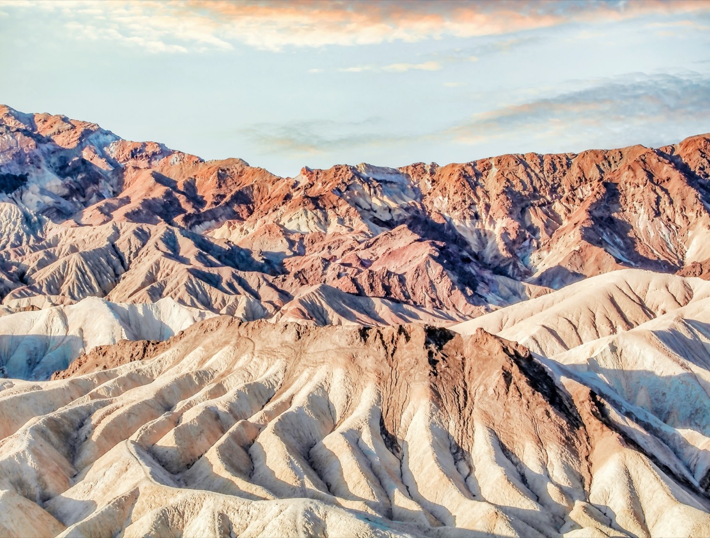 Dawn Glow over Death Valley