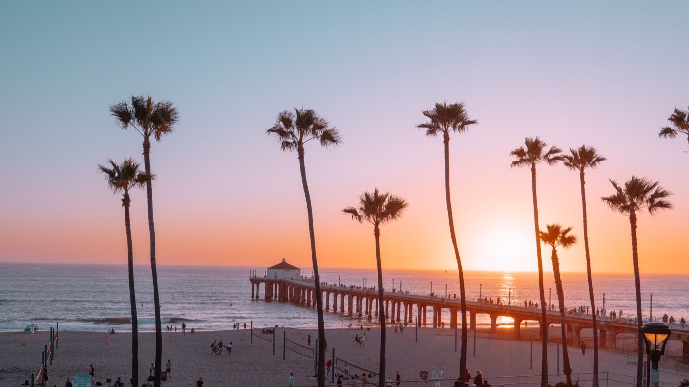Manhattan Beach Pier Sunset