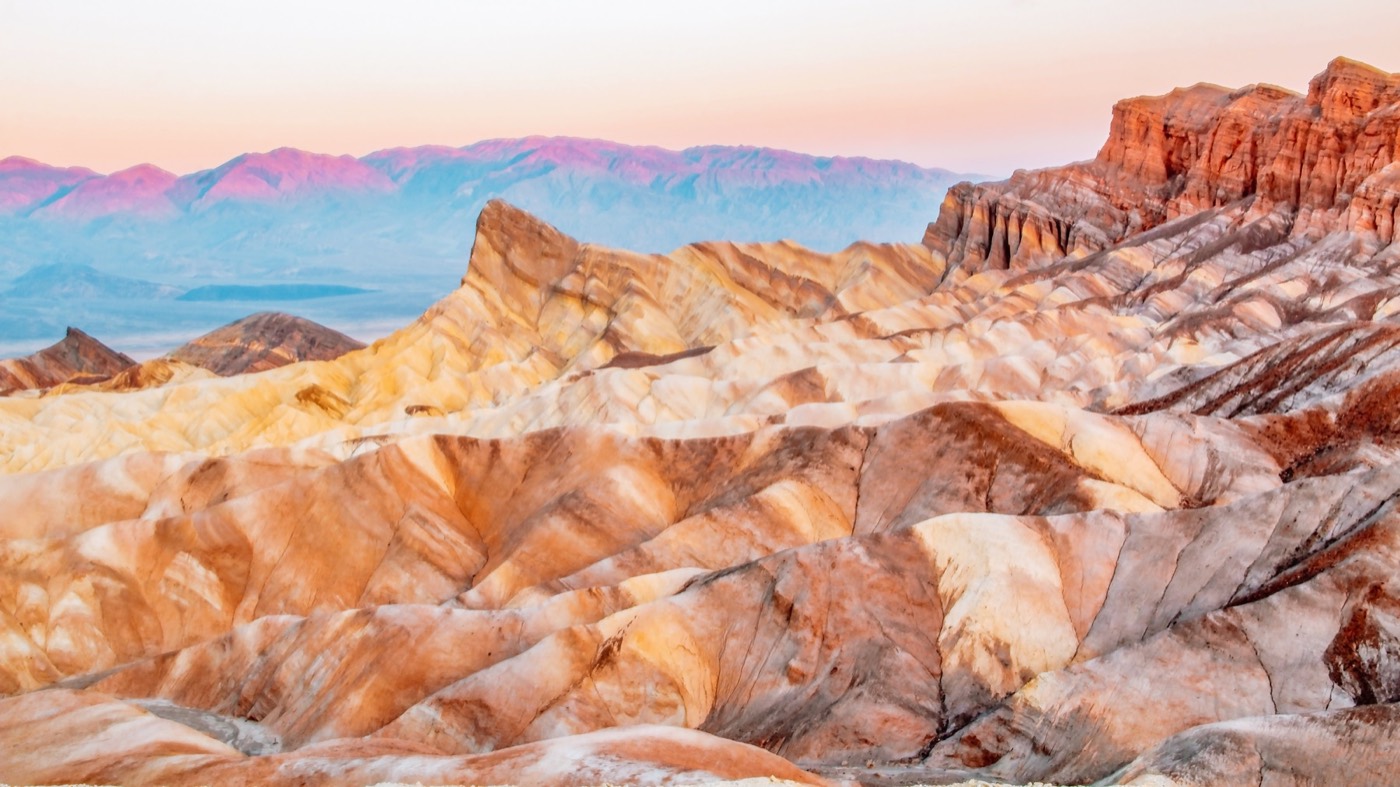 Zabriskie Point at Dawn