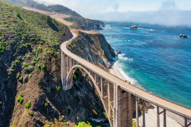 Bixby Bridge from Above