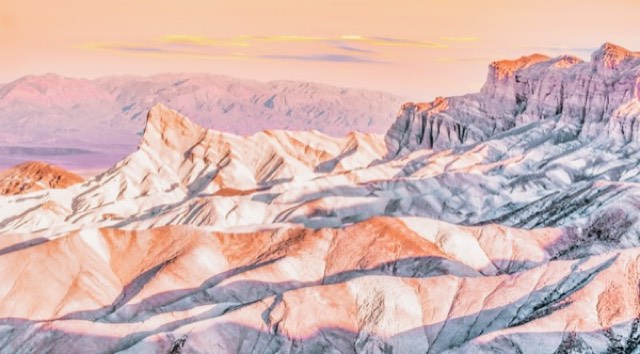 Morning Glow on Badlands