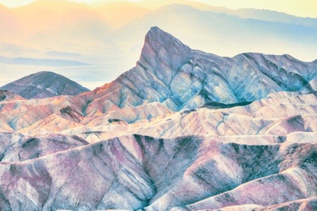 Pastel Badlands at Dawn