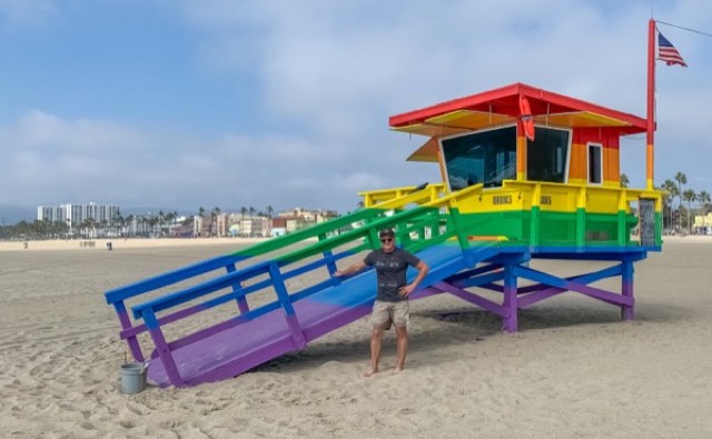 Pride Tower at Venice Beach