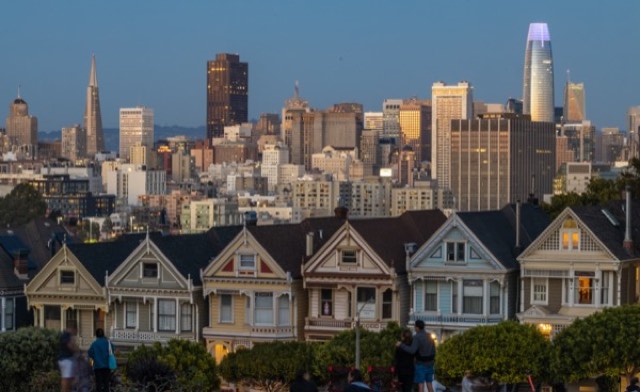 Victorian Skyline at Dusk
