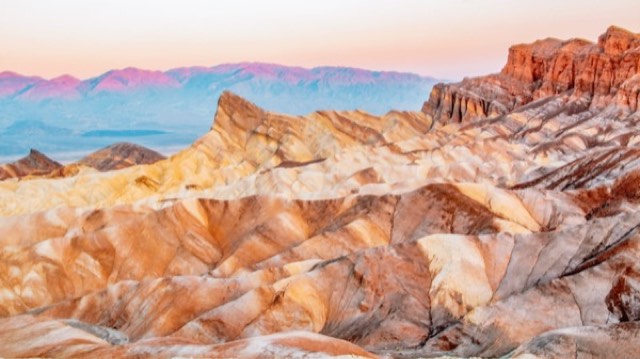 Zabriskie Point at Dawn